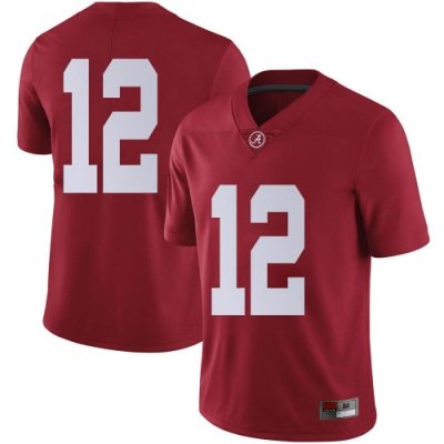 Youth Alabama Crimson Tide #12 Logan Burnett Crimson Limited NCAA College Football Jersey 2403BLFK3